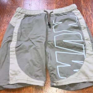 Tan and Olive Athletic Shorts